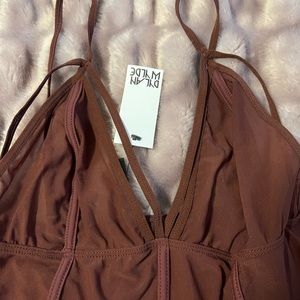 NWT Maroon bodysuit from Austin Texas boutique.